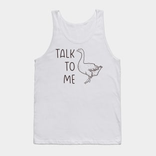 Talk to me bird (Lineal) Tank Top